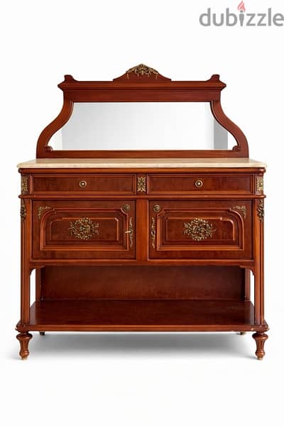 Buffet Dining Set (بوفيه خشب زان)