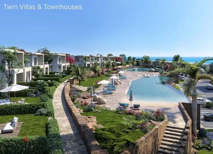 Premuim Fully Finished Chalet Overlooking the Lagoon for Sale with Installments Over 10 Years