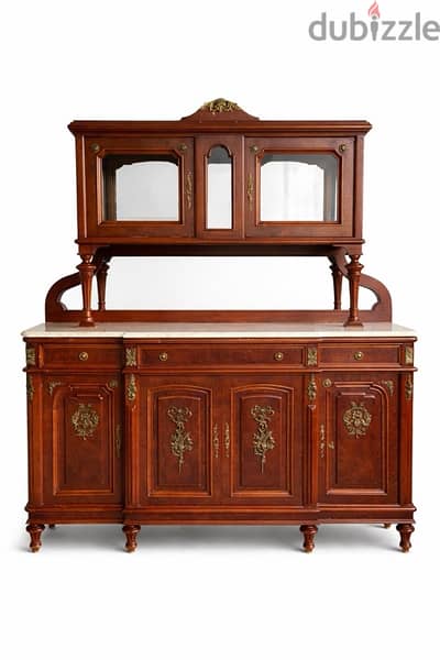 Buffet Dining Set (بوفيه خشب زان)