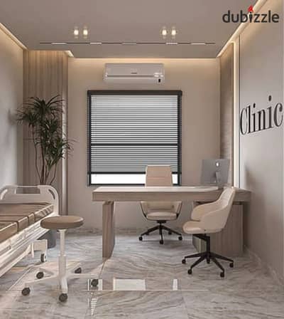 Finished medical clinic Plaza view for sale in Sheikh Zayed on Waslet Dahshur Road