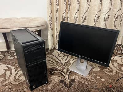 وحش الريندر والجيمنج  Workstation HP z640 مع شاشه