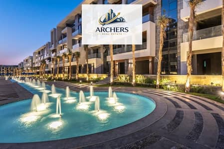 شقه 123م +جاردن خاص ف أمام بوابة 3 مدينتي ف لافيستا قريبه منBUE & New Heliopolis