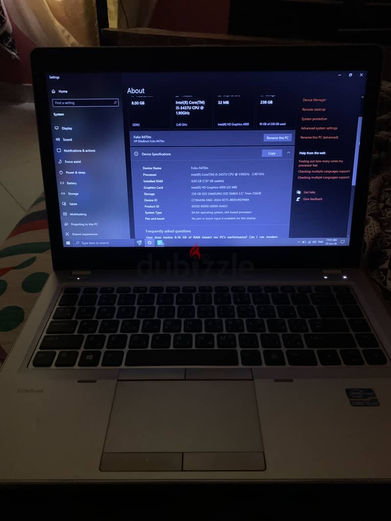 Hp folio 9470m 1