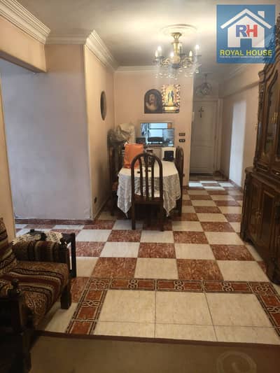 Apartment for sale, 120 sq m, on Mohamed Abdel Khalek Street, off Selim El Awal Street, near Ibn Khaldoun School, El Naam, close to El Helmiya Square.