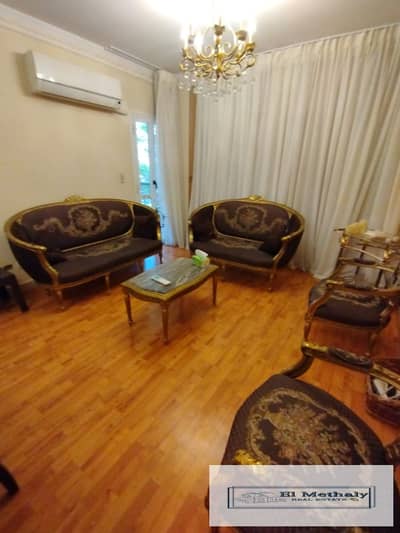 A distinctive furnished apartment for rent in Al Rehab City, New Cairo.