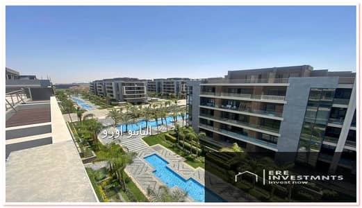 For sale at the lowest price: Apartment with a private garden in Patio Oro La Vista - Water feature view - near Madinaty, Mountain View iCity, and Pal