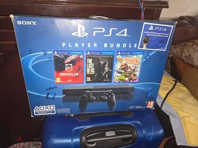 متاح علبة خارجية اصلية ps4 بلايستيشن ٤ كاملة بالكتالوجات