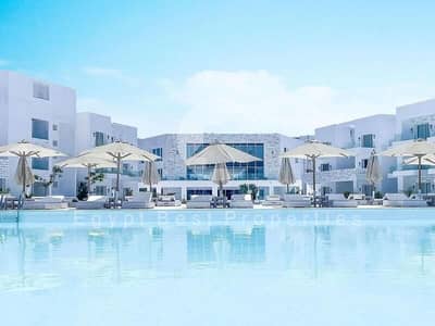 For Sale Twin House with Direct Lagoon View Azha Ras El Hekma with Instalment Up to 10 years By Maadar