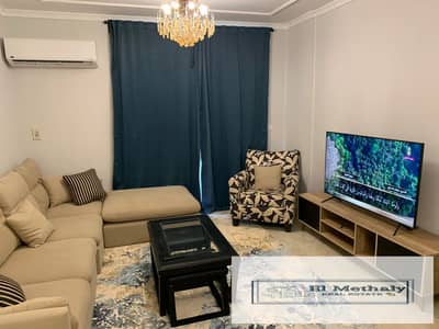 A distinctive freehold apartment for sale in Al Rehab City, New Cairo.