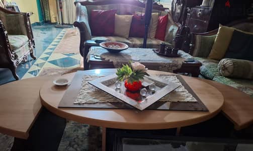 ترابيزه خشب زان ٣قطع