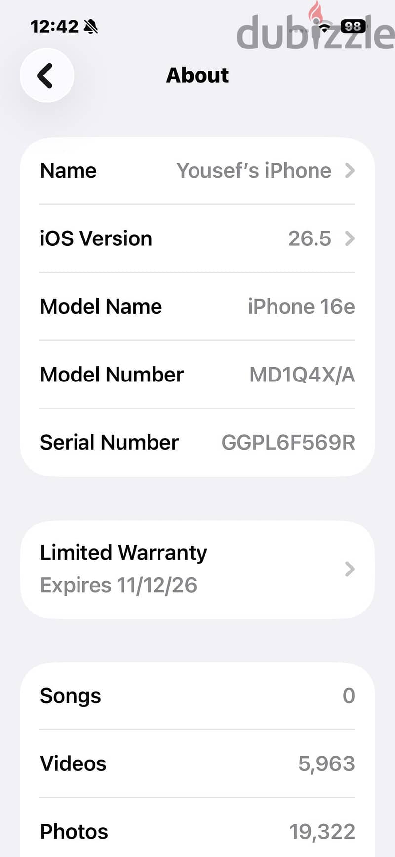 Apple - iPhone 16e 5