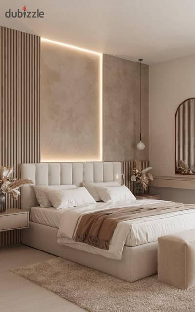 For only 420 thousand, a two-bedroom apartment is for sale with installments over 10 years in Sheikh Zayed at a special price for a limited time