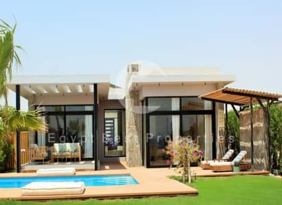 فيلا 3غرف صف اول على البحر و اللاجون بالتقسيط على 8سنوات