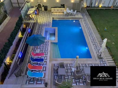 Luxury 8-BR Hotel Villa on Dahshur Road: Private Pool, Jacuzzi, Elevator, Massive Garden & Premium Services near Top Dining & Cafes—Perfect for Elite