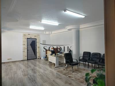 Office for rent, very prime location, second building from Samira Moussa Street, close to main roads and services.