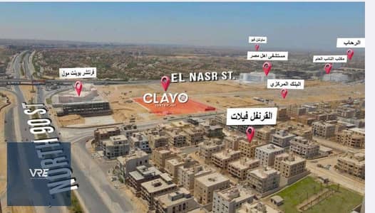محل تجارى للبيع في التجمع 47متر ارضي واجهه	بجوار مكتب النائب العام أمام ڤيلات القرنفل في  Golden square