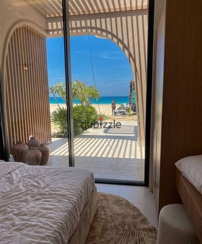 ready to move sea view chalet fully finished for sale with installments in cali coast Ras El Hekma