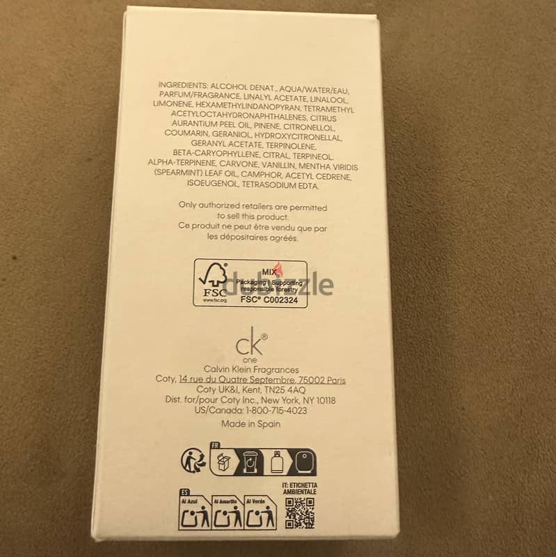 CK ONE 100ml 1