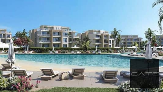 Ground Floor Chalet with Garden for Sale in Sea Shore – North Coast  Direct Lagoon View – Beach Chalet Phase