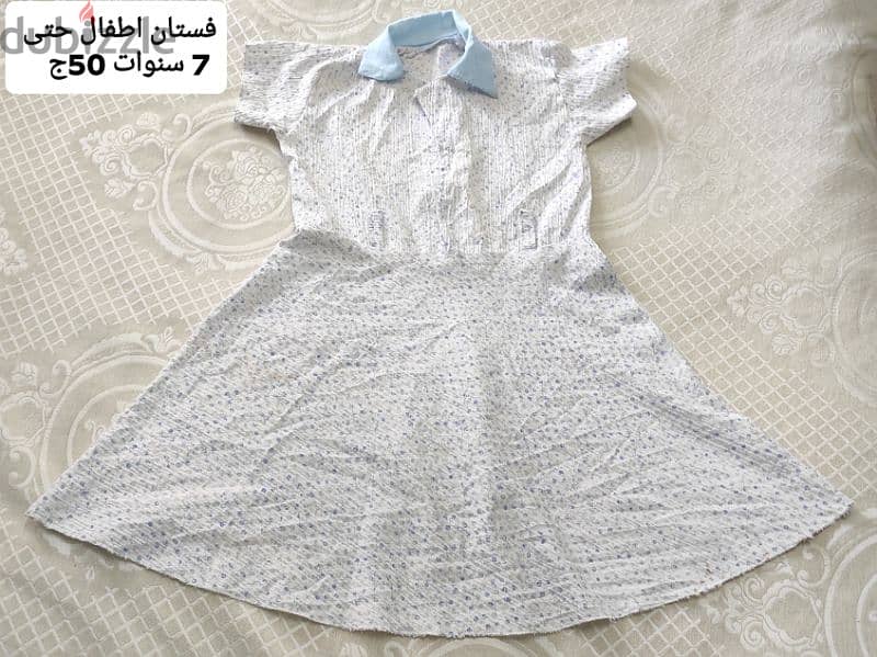 20 فستان بناتي دريس تشيرت طقم خروج اطفال 4