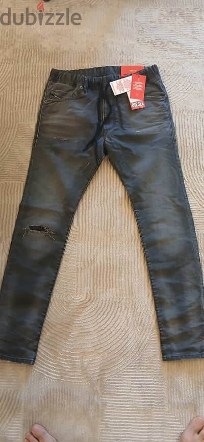 Diesel Jogg Jeans gray بسعر لقطة براند عالمي إيطالي