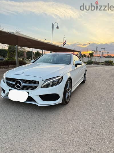 مرسيدس C180 كابورليه 2017 AMG أعلى فئة - فبريكة بالكامل - صيانات توكيل