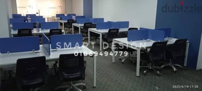 خليات عمل وركستيشن مكاتب موظفين متاح معاينه مجانيه للشركات والمؤسسات