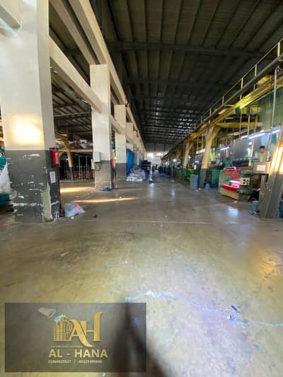Textile factory, 5300 meters, for sale in the industrial area of ​​Fifth Settlement.