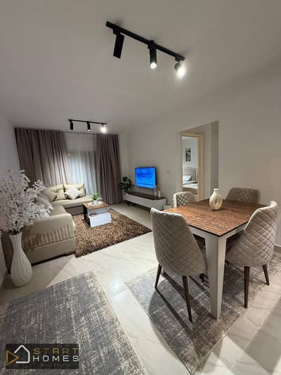 78m² 2-bedroom furnished apartment for rent in Madinaty B12, minutes from Craft Zone and East Hub Mall.