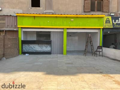 Shop for rent, 35 square meters, super deluxe finishing, on the main 50th Street in Zahraa El Maadi
