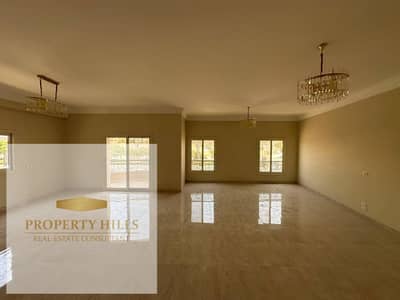 A great deal on a 375 m villa 70% finished 3 floors prime location with direct views of the landscape and lake in Moon Valley Compound