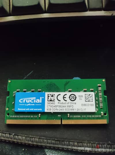 رامات لابتوب 8 جيجا DDR4