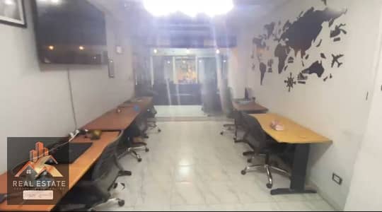 For rent, an administrative office on El-Merghany Street, Heliopolis, Egypt.