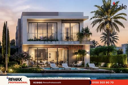 مقدم 5% فيو مفتوح فيلا للبيع الاسكندريه