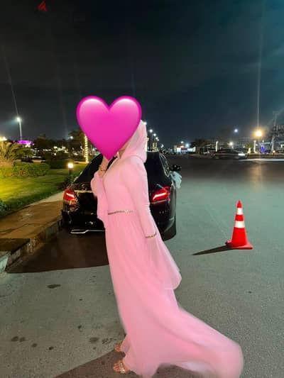فستان سهره بينك شيفون