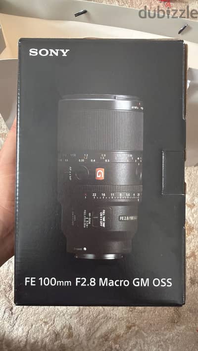SONY SEL100M28GM FE 100MM F/2.8 MACRO GM LENS