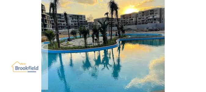 Ultra super lux first-use apartment for sale with the lowest down payment and flexible installment plans in Palm Hills New Cairo.
