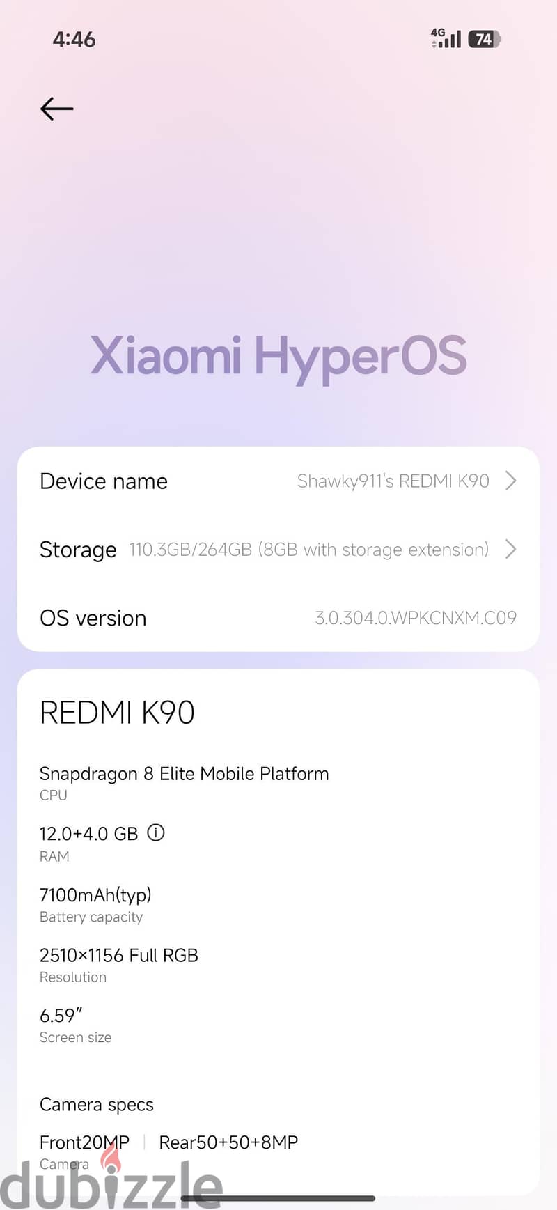Xiaomi Redmi K90 3