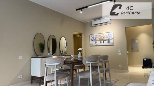 Ground floor apartment with garden, fully furnished for rent in Sodic Villette – V Residence, hotel-style living, first use