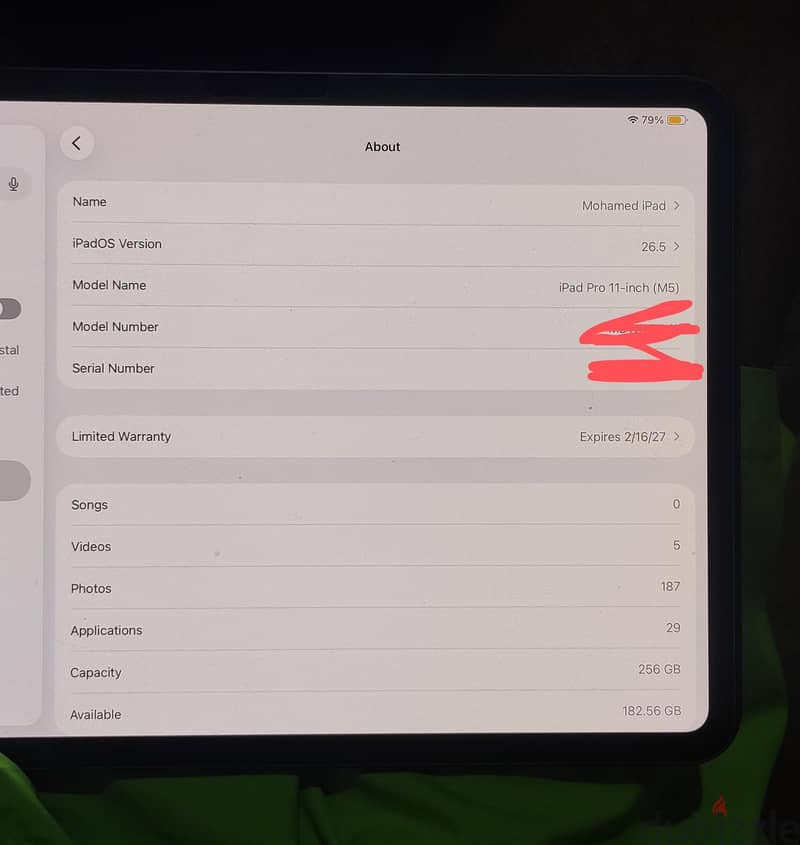 Ipad pro M5 11inch 2