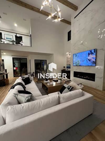 Townhouse for sale fully finished with air conditioners in the Fifth Settlement next to the American University