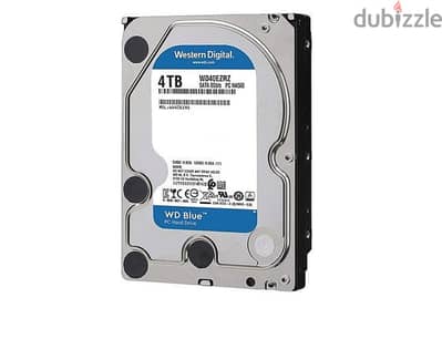 WD Blue 4TB HDD 5400RPM استخدام شخصي للتخزين فقط