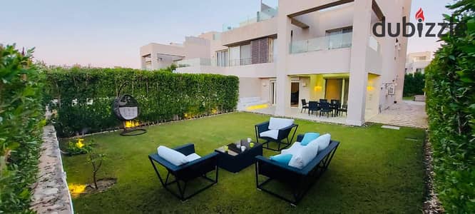 FOR RENT CHALET AT HACIENDA BAY 3BHK GROUND