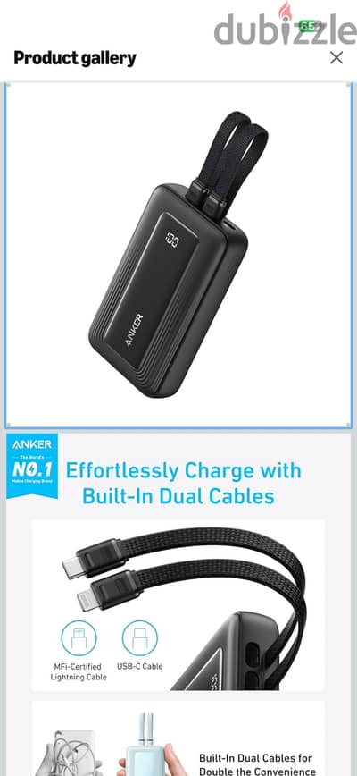 Anker power bank zolo 10000