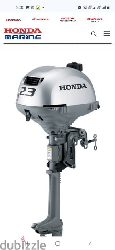 Honda BF2.3 Outboard Motor 2.3HP 4-Stroke