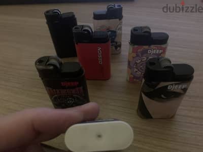 تعبئة ولاعات ولاعة دي جيب Djeep Lighter تعبئة مصنع بدون ابره او اخرام