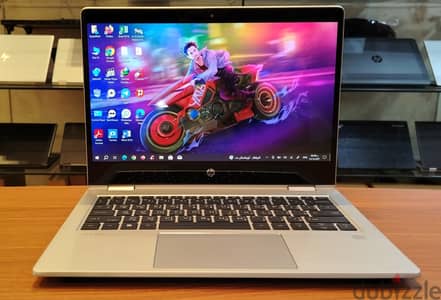 أجمل-أنحف لاب HP 435 G8 شاشة تاتش X360 (أقوى معالج *رايزن 7* +2بصمة