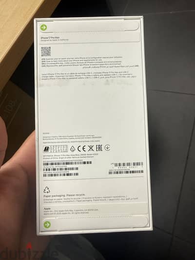 Iphone 17 pro max 256GB Iphone 17 pro max 256GB