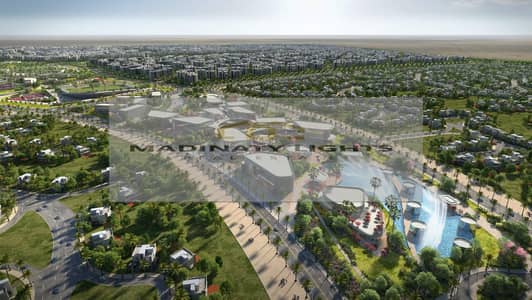 129 sqm apartment for sale in Noor City, 2nd floor, north-facing, Cluster 11, immediate delivery, villa view, near Central Park, at a very attractive