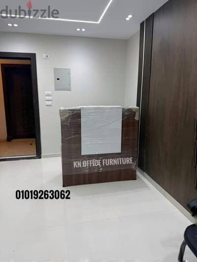 كاونترات استقبال بأعلى جودة وتشطيب اثاث مكتبي KN office furniture